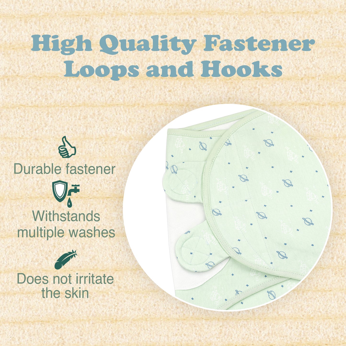 Bublo Baby Organic Newborn Swaddle Sacks (3-Pack)