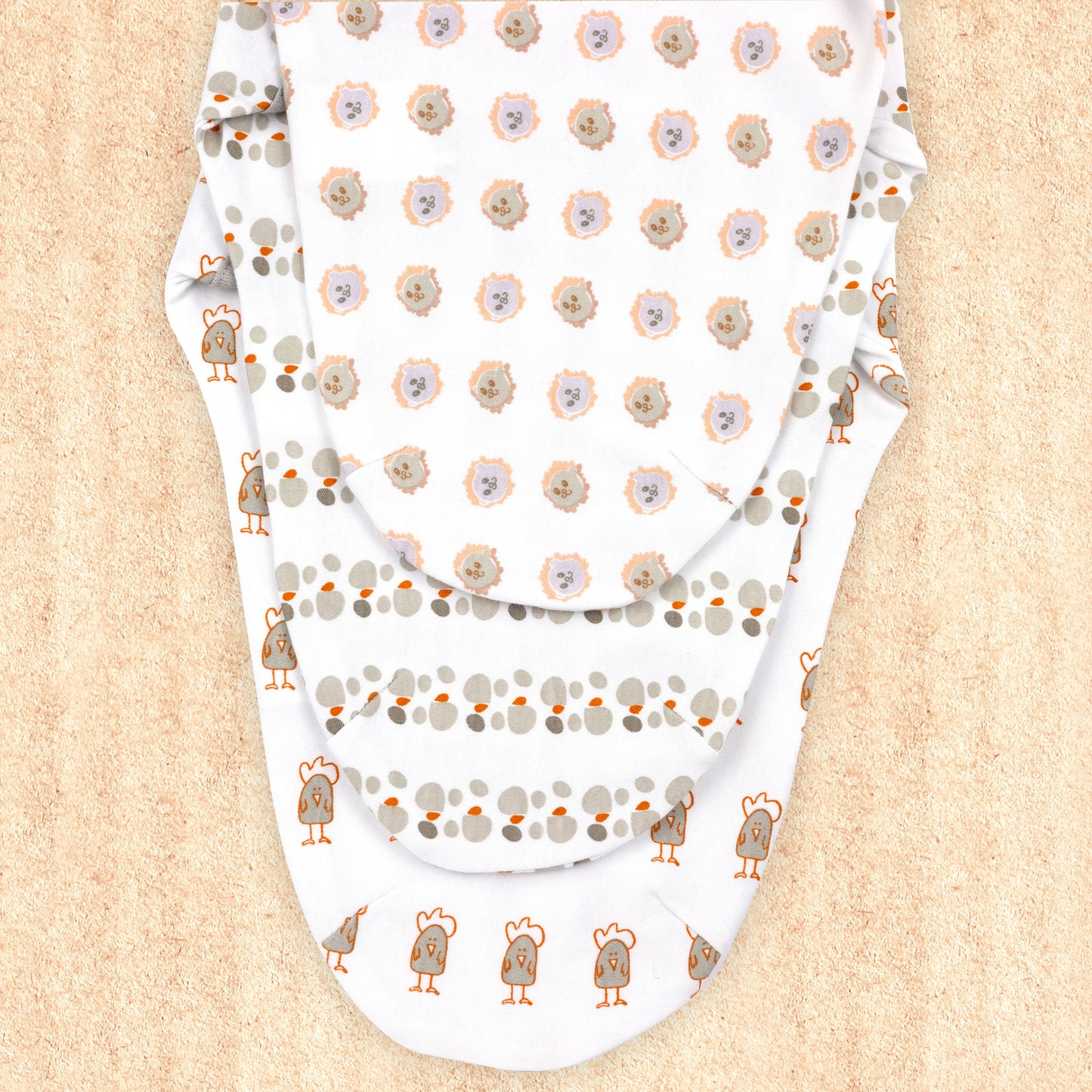 Bublo Baby Organic Newborn Swaddle Sacks (3-Pack)