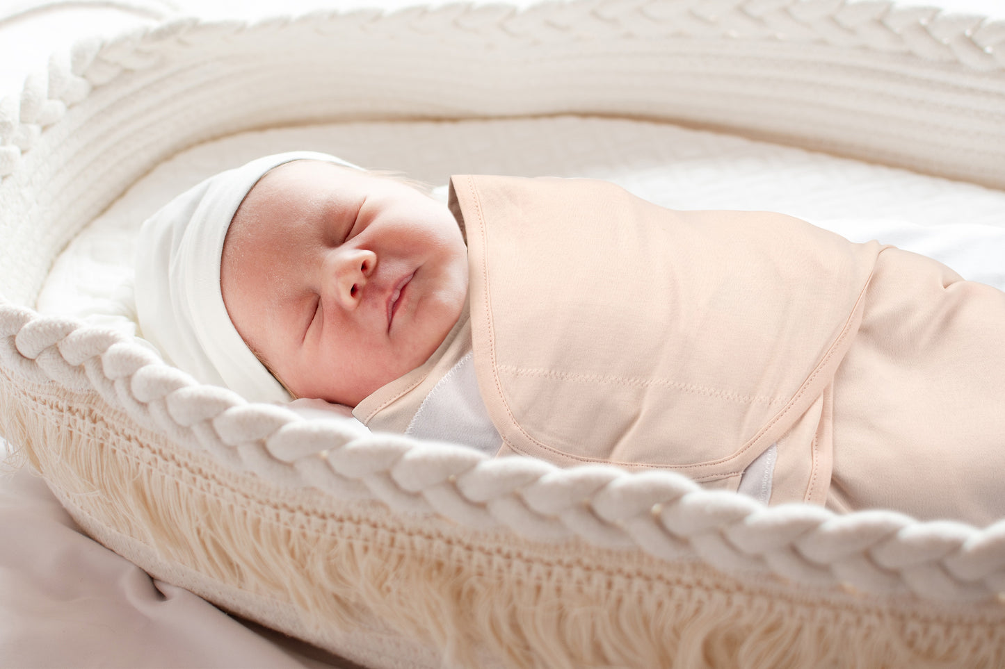 BubloBaby Organic Velcro Swaddle Sleep Sacks 0-3 Months (4-Pack)