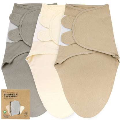 Bublo Baby Organic Preemie Swaddle Sleep Sacks (3-Pack)
