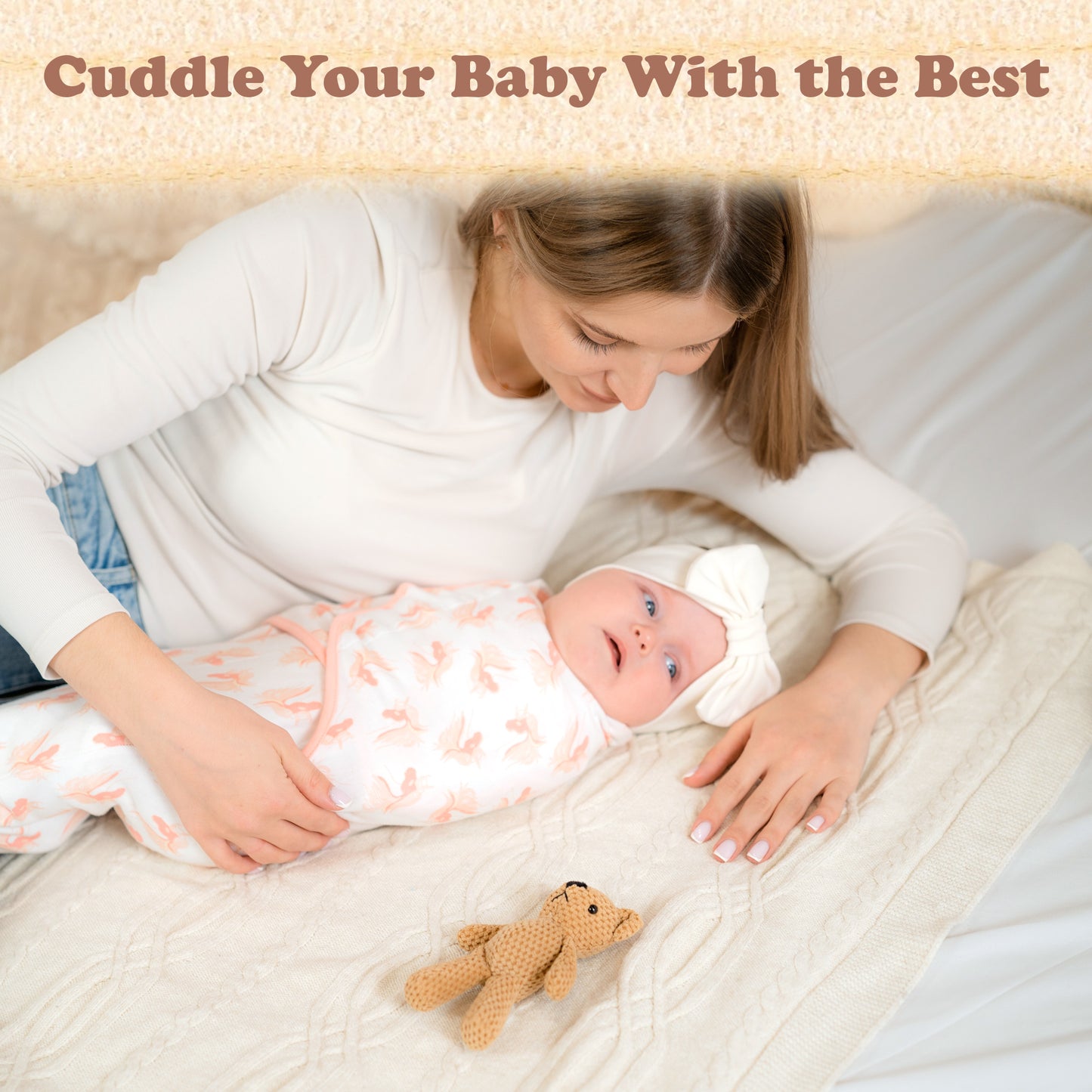 Bublo Baby Organic Newborn Swaddle Sacks (3-Pack)