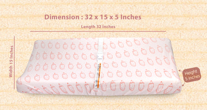 Bublo Baby Organic Fitted Changing Pad Covers - Foxes (3-Pack)