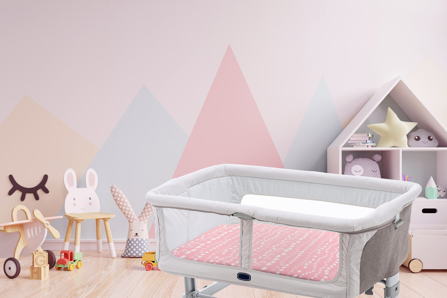 Bublo Baby Organic Bassinet Sheets (3-Pack) Fitted