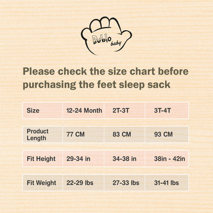 Bublo Baby Toddler Sleep Sack with Feet