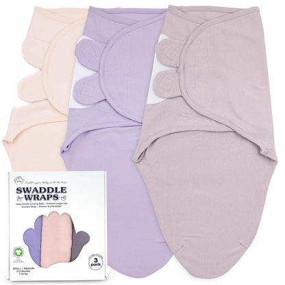 Bublo Baby Organic Preemie Swaddle Sleep Sacks (3-Pack)