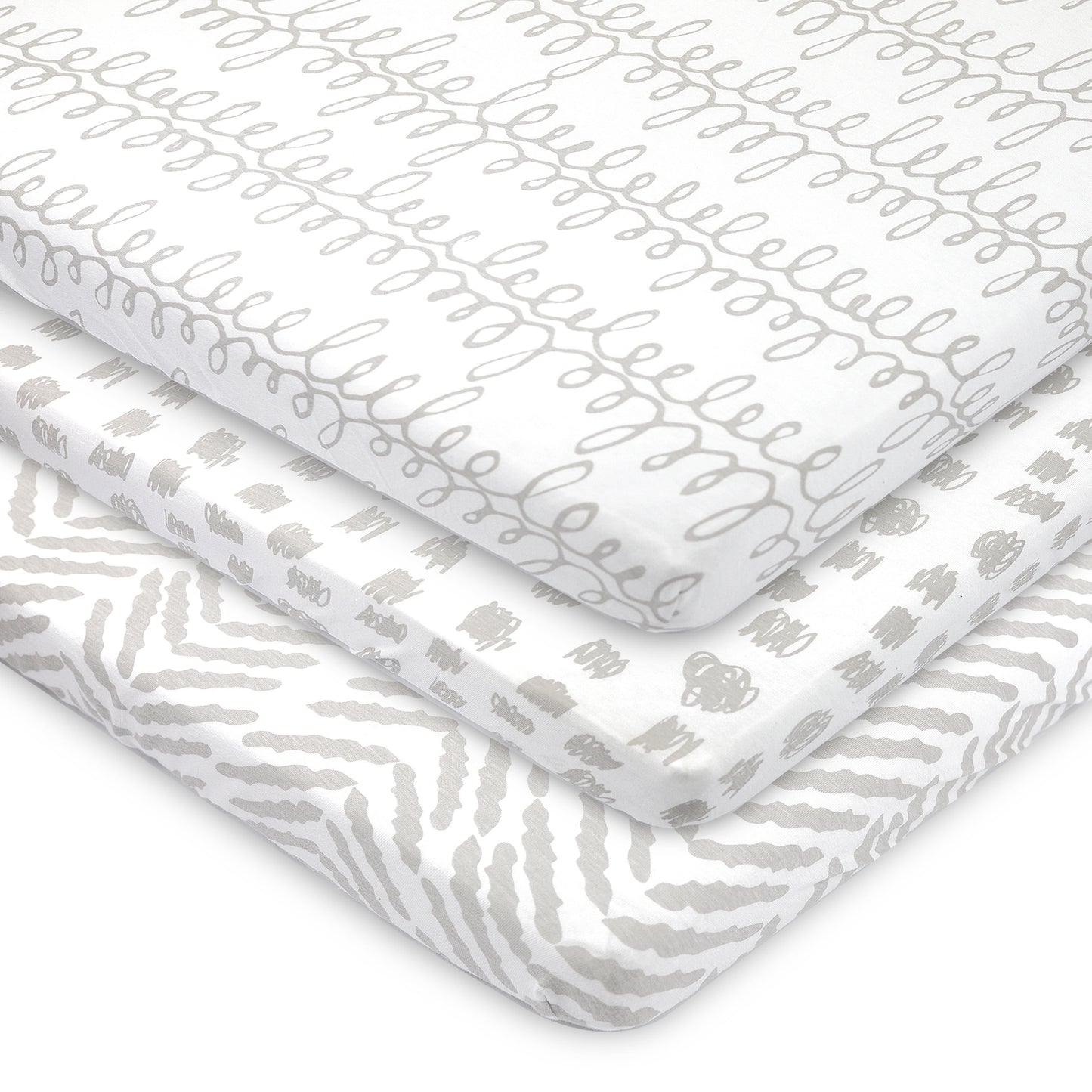 Bublo Baby Organic Mini Crib Sheets (3-Pack)