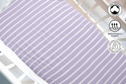 Bublo Baby Organic Bassinet Sheets (3-Pack) Fitted
