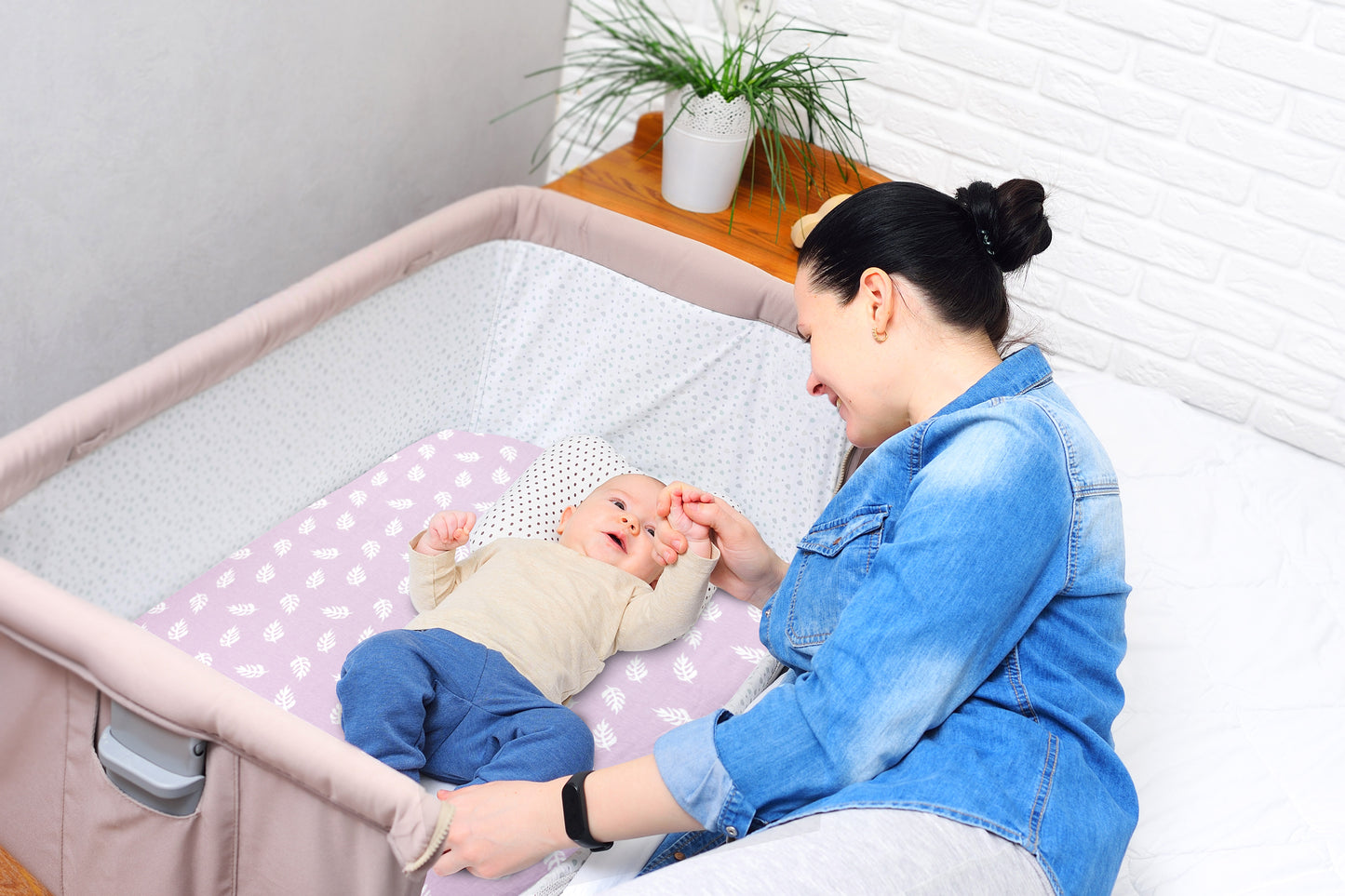 Bublo Baby Organic Mini Crib Sheets (3-Pack)