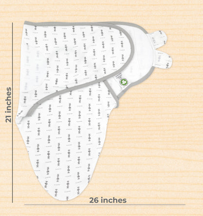 Bublo Baby Organic Newborn Swaddle Sacks (3-Pack)