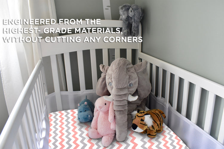 Bublo Baby Bassinet Sheet Set for Boy and Girl, 3 Pack, Universal Fitted for Oval, Hourglass & Rectangle Bassinet Mattress, Fitted Sheets Size 32 x 16 x 4 Inches