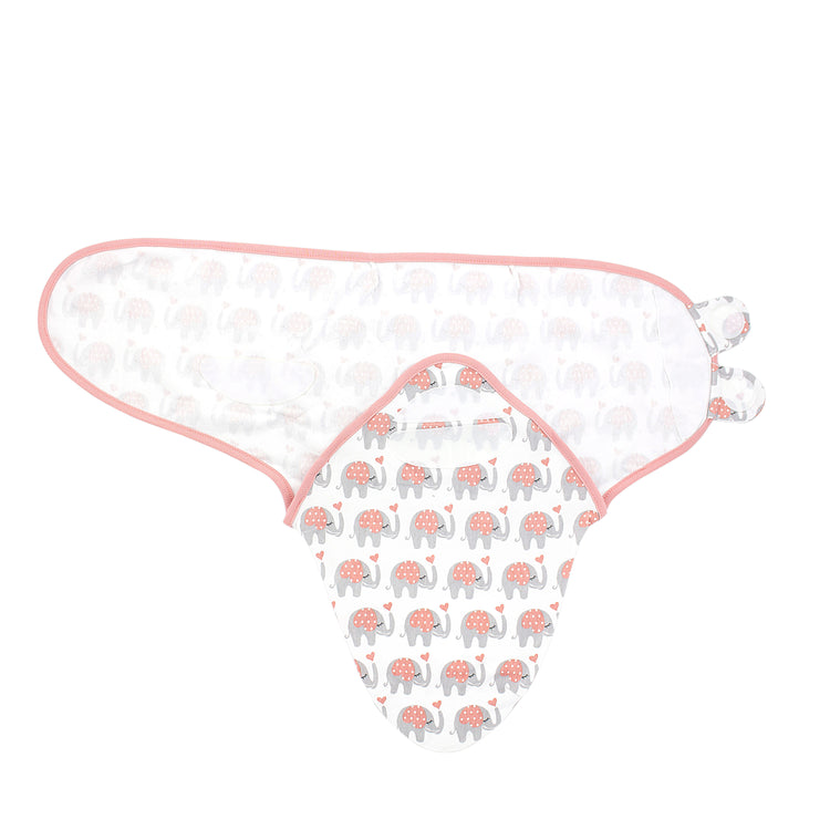 Bublo Baby Swaddle Blanket Boy Girl, 3 Pack Large Size Newborn Swaddles 3-6 Month, Infant Adjustable Swaddling Sleep Sack, Coral