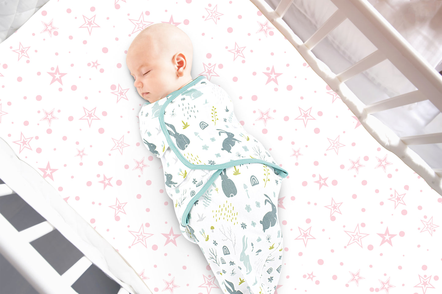 Bubo Baby Mini Crib Sheets 2-Pack – Pink Jersey Cotton